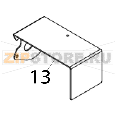 Motor heat sink TSC TTP-225 Motor heat sink TSC TTP-225Запчасть на деталировке под номером: 13