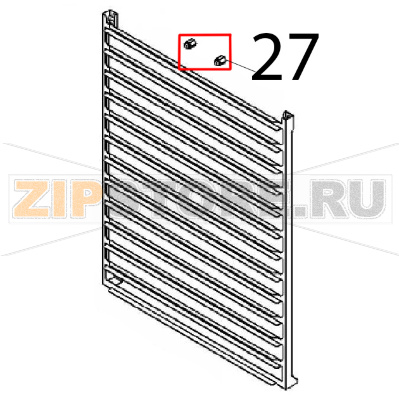 Tray M6 holder pin Angelo Po FM1221E1 Tray M6 holder pin Angelo Po FM1221E1Запчасть на деталировке под номером: 27