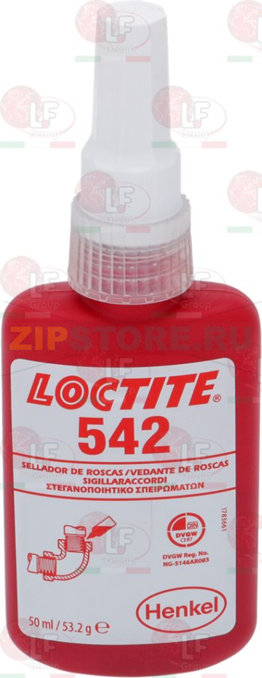 ГЕРМЕТИК ДЛЯ ФИТИНГОВ LOCTITE 542 - 50 МЛ 