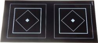 Ceran glass plate 335 x 675 mm