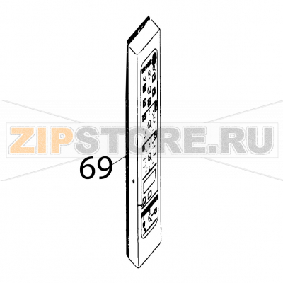 Seal control panel Fagor HMM-6/11 Seal control panel Fagor HMM-6/11Запчасть на деталировке под номером: 69Название запчасти Fagor на английском языке: Seal control panel HMM-6/11.
