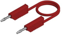 Провод тестовый 0.25 м, красный Hirschmann MLN SIL 25/1 RED