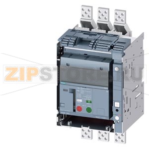 draw-out switch disconnector with guide frame and PSS frame 1600; with RTC and 4AUX Icu=55kA @ 415V, 3-pole SD100; In=1600A without overload protection w/o short-circuit protection straight bus connector extended Siemens 3VA2716-1.A35-.... 