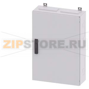 ALPHA 400, wall-mounted cabinet, IP43, Protection class 1, H: 800 mm, W: 550 mm, T: 210 mm, RAL 9016 Siemens 8GK1122-3KA22 