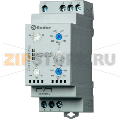 Реле контроля для 3-фазных сетей 415 - 380 V (AC) Finder 70.41.8.400.2030 