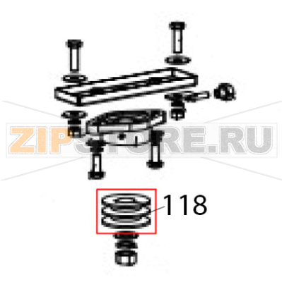 Belt wheel-1 Hurakan HKN-20SN2V Belt wheel-1 Hurakan HKN-20SN2VЗапчасть на деталировке под номером: 118