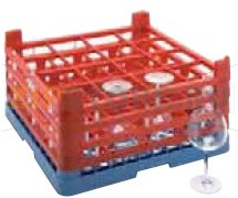 Кассета для стаканов Comenda B-416 500х500 660512 На 16 стаканов, D=110mm, h=215-250mm.