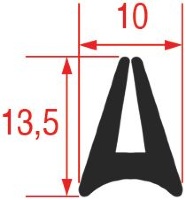 УПЛОТНИТЕЛЬ СТЕКЛА ДВЕРИ