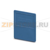 Концевая крышка Phoenix Contact D-MXK 4 BU PA6.6
