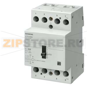INSTA-КОНТАКТОР  0/1 AUTOMATIC АС 230/24В  40 A 4 НО Siemens 5TT5840-8 