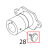 Finger screw Bear Varimixer AR80 VL-1S
