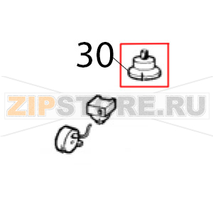 Rubber leg Ugolini MT 1 Rubber leg Ugolini MT 1Запчасть на деталировке под номером: 30