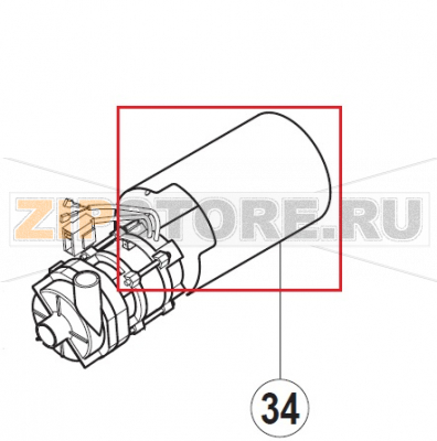 Cover Hobart UXT-10A                                    Cover Hobart UXT-10AЗапчасть на сборочном чертеже под номером: 34Название запчасти на немецком языке языке: Cover Hobart UXT-10A