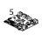 Main board assembly, full ports TSC DA320
