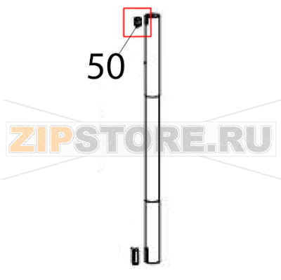 Flat key Hurakan HKN-10SN Flat key Hurakan HKN-10SNЗапчасть на деталировке под номером: 50