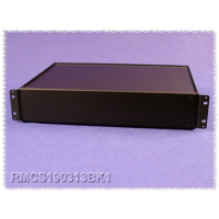 Корпус алюминиевый 216x203x21 мм, черный, 1 шт Hammond RMCS9018BK1