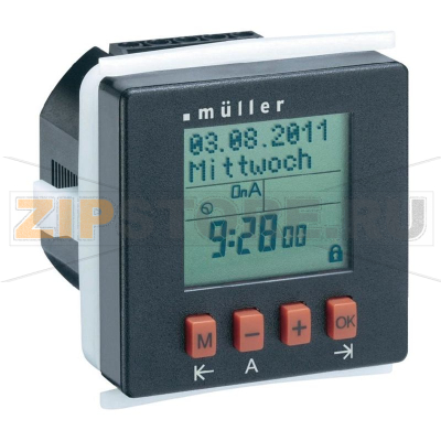 Таймер цифровой на DIN-рейку 230 В/AC, 8 А, 250 В, 1 шт Müller SC 24.10 pro 