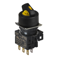 Переключатель селекторный, Ø отверстия: 16 мм Autonics S16SR-L6YC5