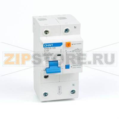 Дифавтомат 100 А, 100 мА, 10 кА Chint NXBLE-125 