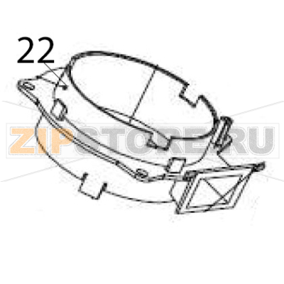 Grinder damping glue Hurakan HKN-ME709 Grinder damping glue Hurakan HKN-ME709Запчасть на деталировке под номером: 22