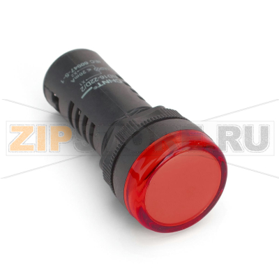 Лампа сигнальная 380 В, 22 мм, IP65, красная Chint ND16-22D/2C 