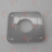 FLANGIA INOX 73x73 mm FORO ø 33 mm - FLANGIA INOX 73x73 mm FORO ø 33 mm
