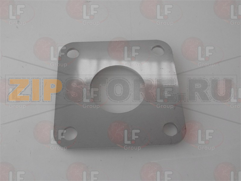 FLANGIA INOX 73x73 mm FORO ø 33 mm 
