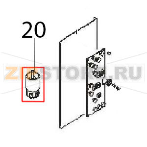 Foot Angelo Po FM611E1 Foot Angelo Po FM611E1Запчасть на деталировке под номером: 20