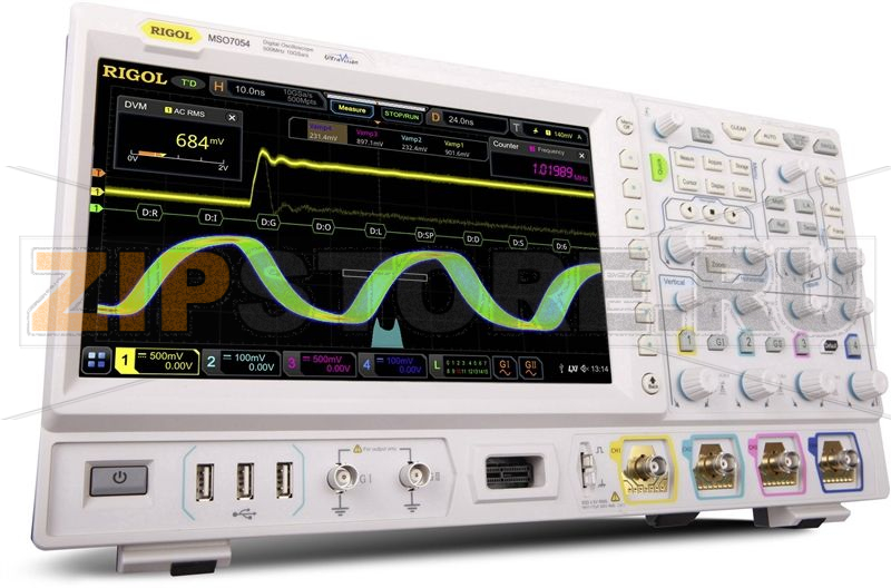 Осциллограф цифровой 200 МГц, 10 Гвыб/с, 500 MP Rigol MSO7024 