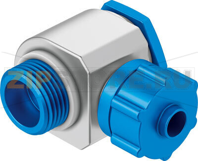 Штуцер угловой с накидной гайкой Festo LCK-M5-PK-4 