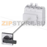 ГЛАВНЫЙ КОНТРОЛЬНЫЙ ВЫКЛЮЧАТЕЛЬ 3-ПОЛЮСА FRONT MOUNTING FOUR-HOLE MOUNTING ROTARY ACTUATOR BLACK Siemens 3LD2418-1TL11