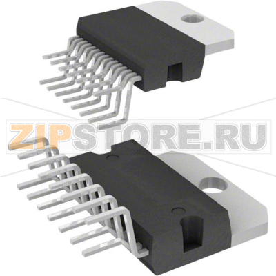 Усилитель аудио, 2 канала, Multiwatt-15 STMicroelectronics TDA7297 