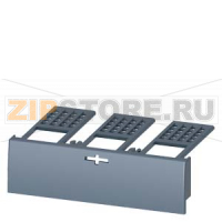 КРЫШКА КЛЕММНИКА  ВТЫЧНОГО ЦОКОЛЯ И ВЫКАТНОЙ КОРЗИНЫ ПРИНАДЛЕЖНОСТЬ ДЛЯ 3-ПОЛ. 3VA1 100/160 Siemens 3VA9153-0KB03