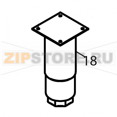 Regulable leg Fagor VG-201 Regulable leg Fagor VG-201Запчасть на деталировке под номером: 18Название запчасти Fagor на английском языке: Regulable leg VG-201.