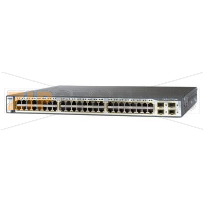 Коммутатор Cisco WS-C3750V2-48PS-E 