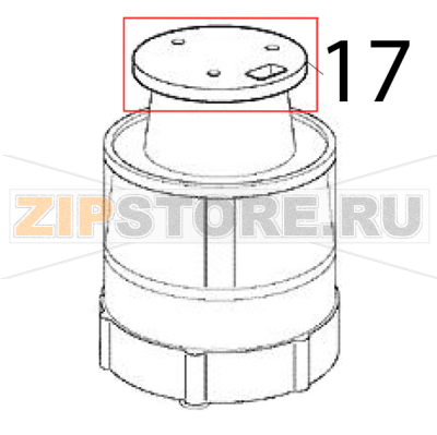 Protezione motore Scotsman BF 80 Protezione motore Scotsman BF 80Запчасть на деталировке под номером: 17