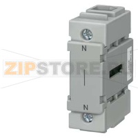 N/PE КЛЕММА ДЛЯ ФРОНТАЛЬНОГО МОНТАЖА ДЛЯ 63 A (ПРИНАДЛЕЖНОСТИ ДЛЯ ВЫКЛЮЧАТЕЛЯ 3LD2) NEW DESIGN - Siemens 3LD9250-2CA