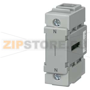 N/PE КЛЕММА ДЛЯ ФРОНТАЛЬНОГО МОНТАЖА ДЛЯ 63 A (ПРИНАДЛЕЖНОСТИ ДЛЯ ВЫКЛЮЧАТЕЛЯ 3LD2) NEW DESIGN - Siemens 3LD9250-2CA 