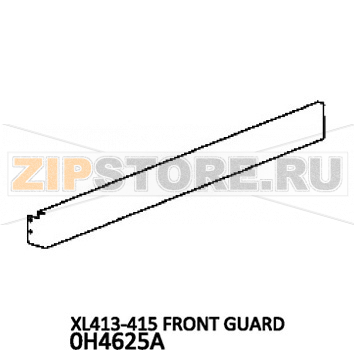 Front guard Unox XL 415 Front guard Unox XL 415Запчасть на деталировке под номером: 10Название запчасти на английском языке: Front guard Unox XL 415
