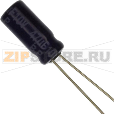 Конденсатор 3.3 мкФ, 50 В, (Ø) 5 мм, 1 шт Panasonic ECE-A1HN3R3U 