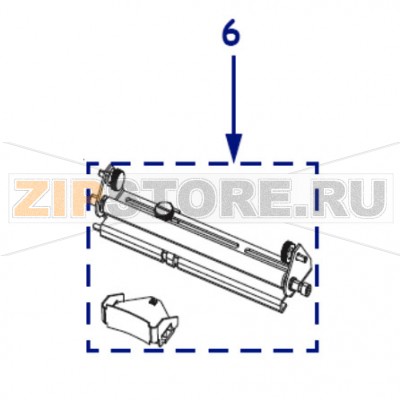 Сенсоры в сборе для принтера Zebra 220Xi4 Датчики в сборе для принтера Zebra 220Xi4Запчасть на сборочном чертеже под номером: 6Количество запчастей в устройстве: 1Название запчасти Zebra на английском языке: Kit Media Sensor