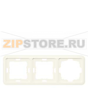 DELTA PROFIL СЕРЕБРЯНЫЙ РАМКА 3-МЕСТНАЯ  ВЫРЕЗАННАЯ 80X80MM Siemens 5TG1764 