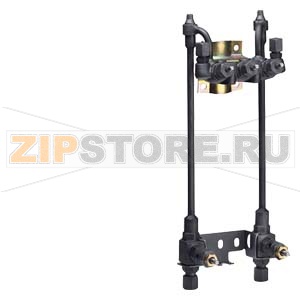 Комбинация вентильных блокой DN8 для измерения пара (пятивентильный модуль, разнесённая конструкция), подключение к процессу приварной штуцер Д 14*2,5 мм, подключение дренажа накидная гайка с обжимным кольцом под трубку Д14 мм, без контрольного штуцера, м 