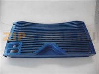 GRIGLIA ANTERIORE BLU 670x315 mm