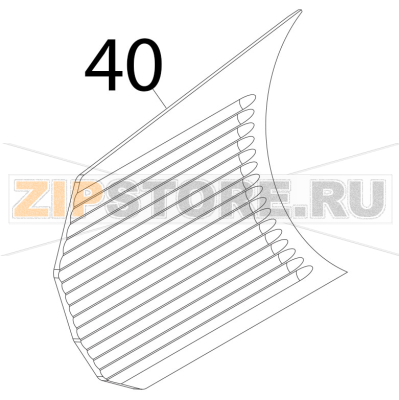 Vela ossidata Sirman Mirra 300 Y09 Vela ossidata Sirman Mirra 300 Y09Запчасть на деталировке под номером: 40