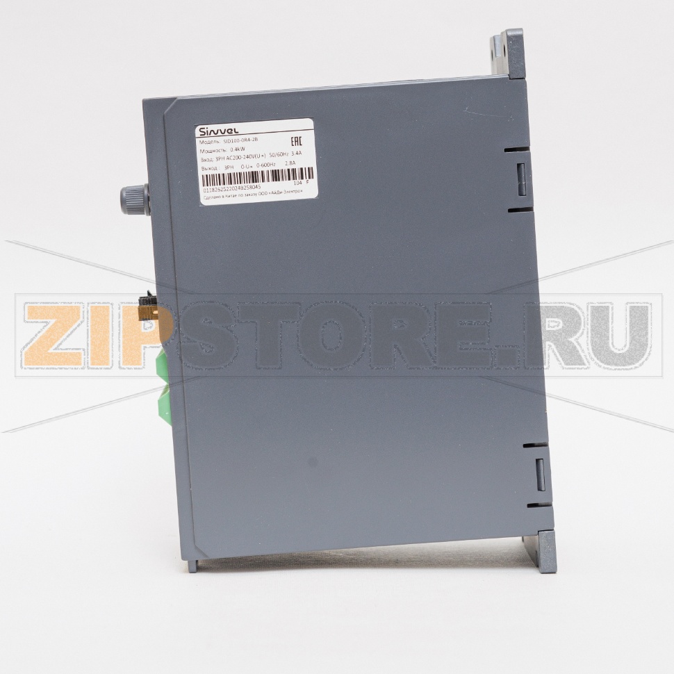 Преобразователь частоты 0.4 кВт, 1/3 фазы, 220 В, тормозной модуль Sinvel SID100-0R4-2B 