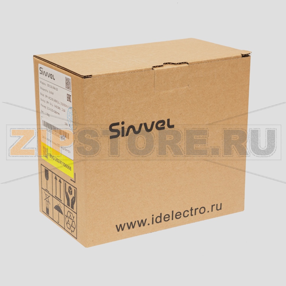 Преобразователь частоты 0.4 кВт, 1/3 фазы, 220 В, тормозной модуль Sinvel SID100-0R4-2B 
