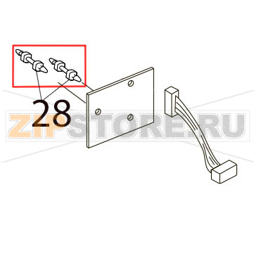 Locking support LCBT-3S Toshiba TEC B-SX4T-GS10/20-CN Locking support LCBT-3S Toshiba TEC B-SX4T-GS10/20-CNЗапчасть на деталировке под номером: 28