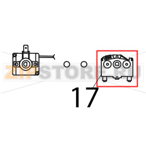 Switch Tecnoinox P70IE7 Switch Tecnoinox P70IE7Запчасть на деталировке под номером: 17