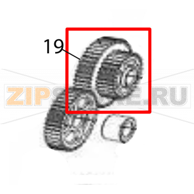 Double gear (Z45*Z30) 203 dpi Sato CG212DT Double gear (Z45*Z30) 203 dpi Sato CG212DTЗапчасть на деталировке под номером: 19Название запчасти на английском языке: Double gear (Z45*Z30) 203 dpi Sato CG212DT.